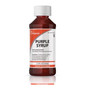 Buy Actsyrup Purple Peach-Mint Flavor